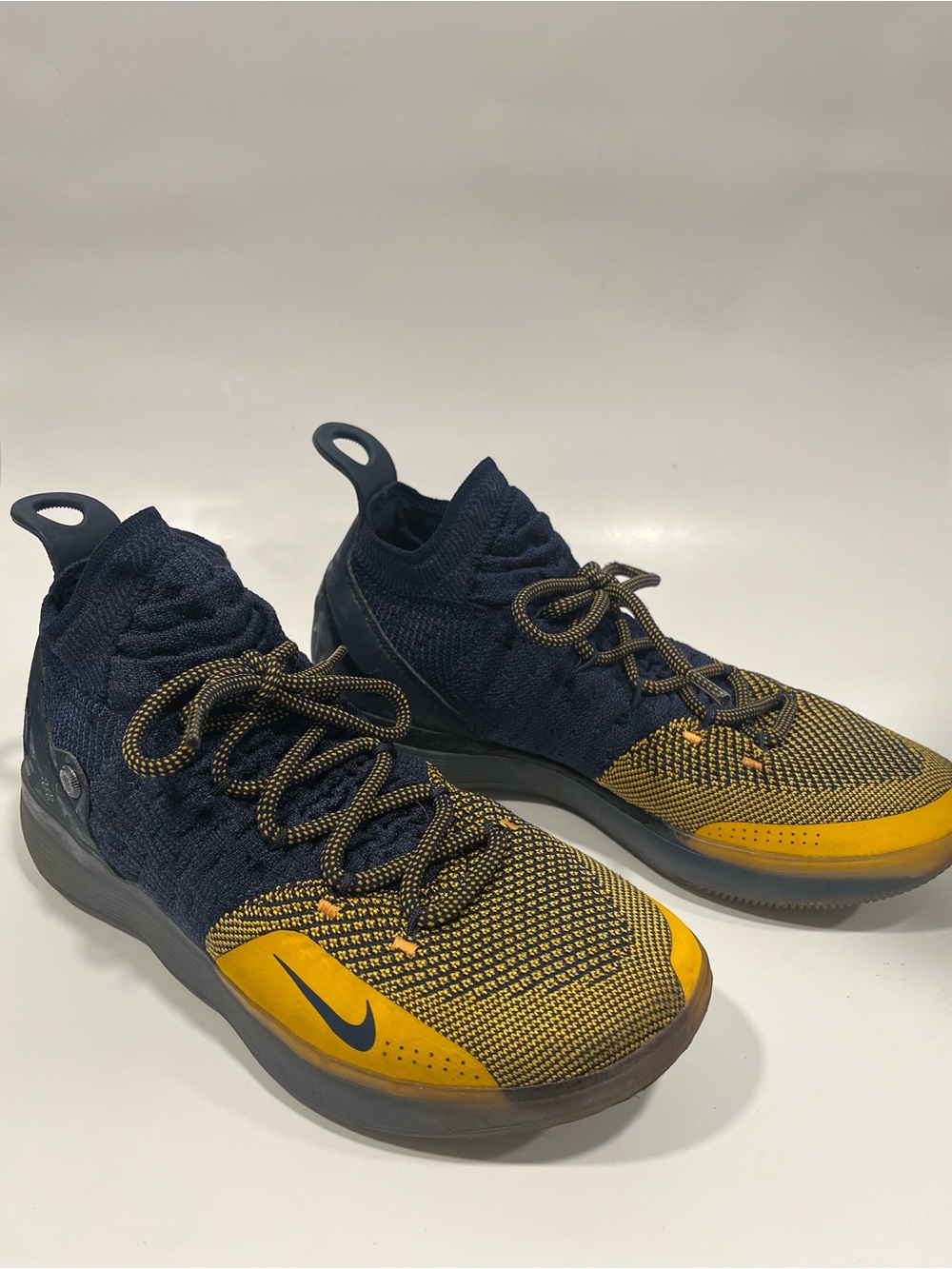 Nike Zoom KD 11 Chinese Zodiac Sneakers A02604-400 Blue and Gold